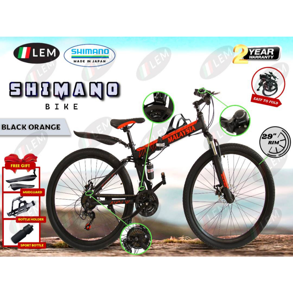 ★LEM★New SHIMANO Mountain Bike and on the road bicycle 29''inches ...