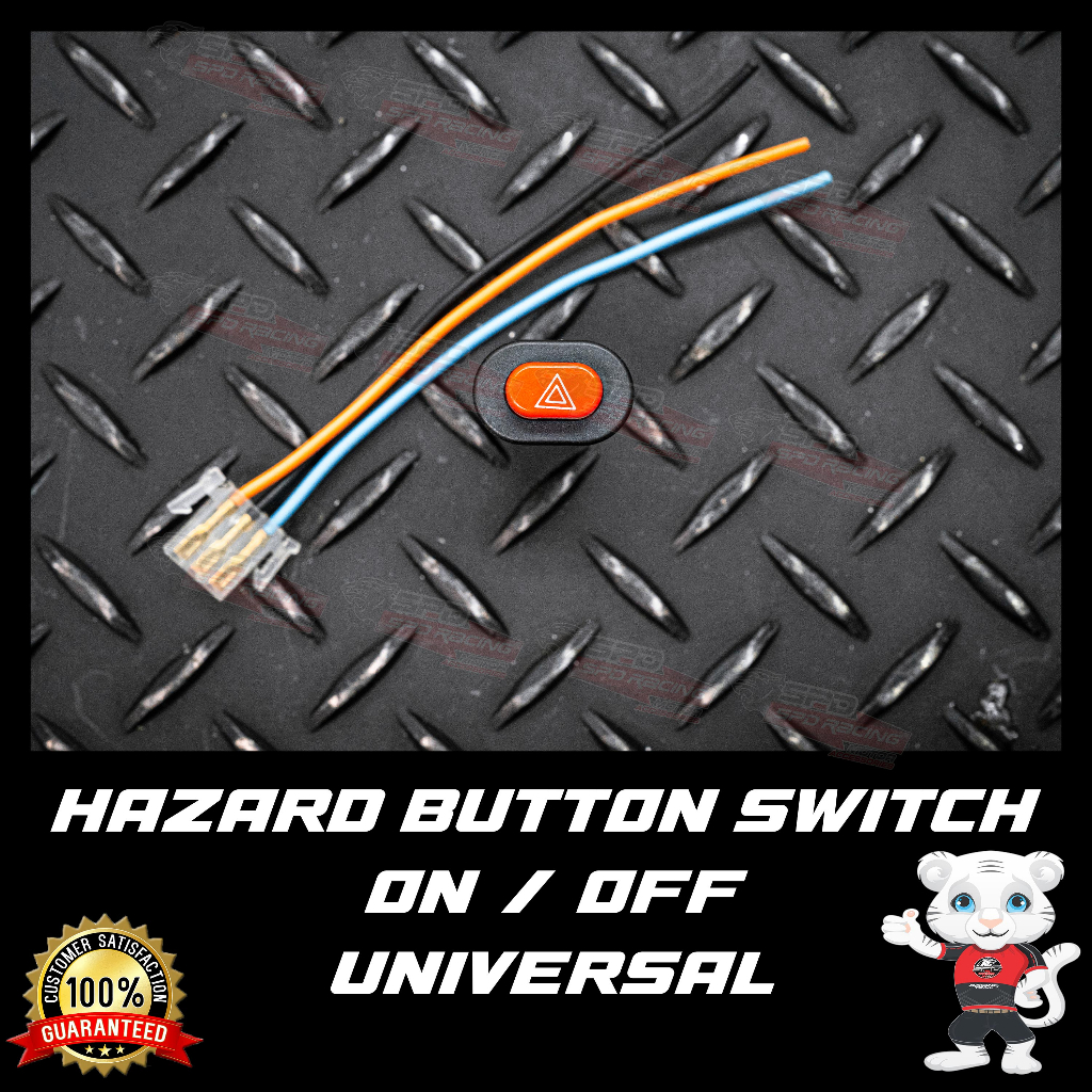 Hazard On/Off Switch Button Universal | Shopee Malaysia