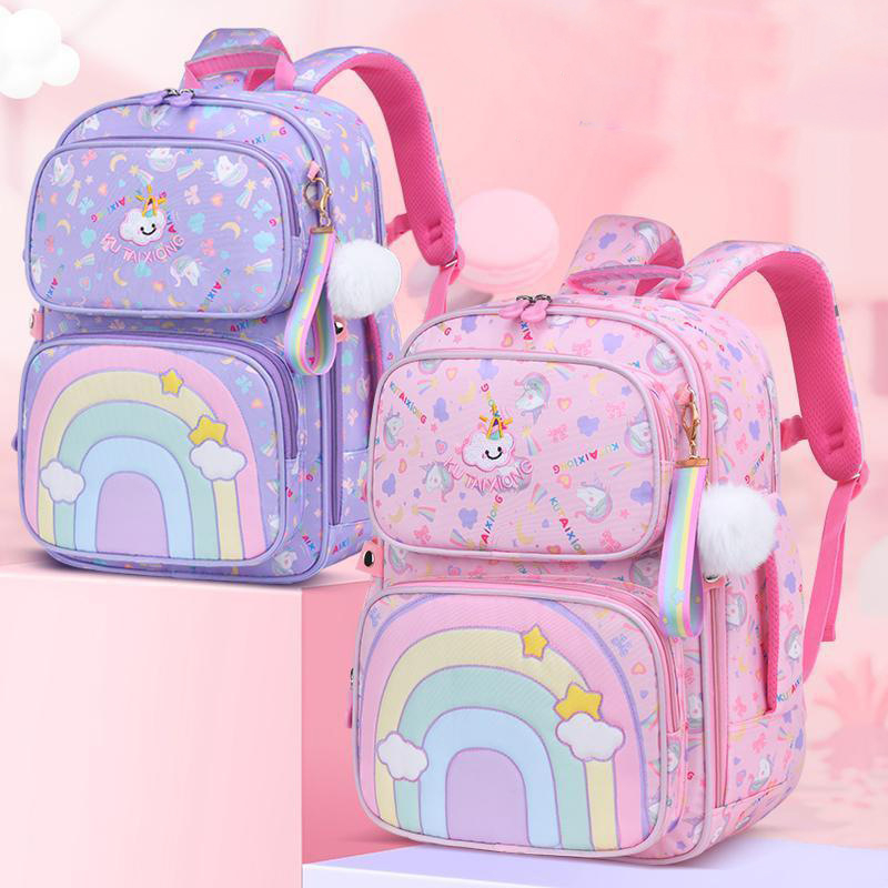 Rainbow Beg Sekolah Backpack Kids School Bag Children Beg Sekolah ...