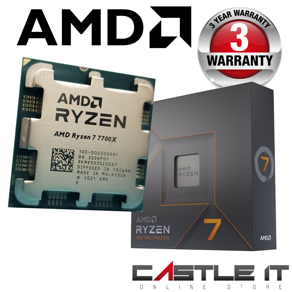 AMD RYZEN 7 7700X Processor Bundle AM5 Motherboard Combo Deal B650E