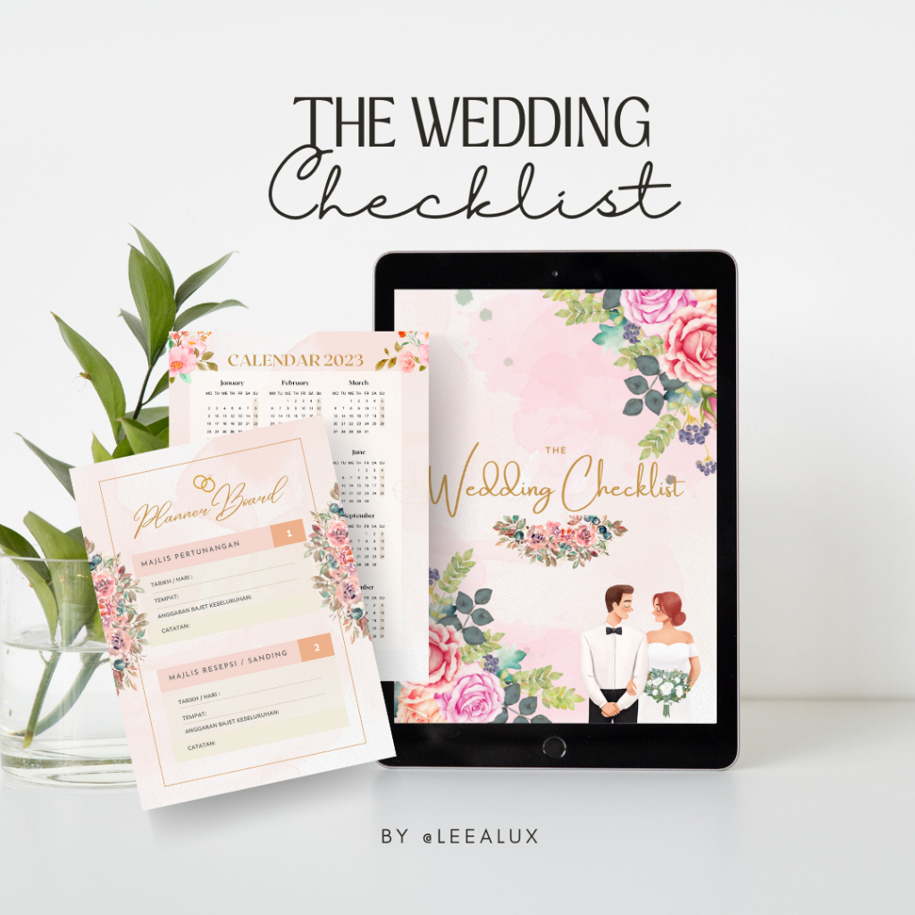 2024 WEDDING CHECKLIST PLANNER TEMPLATE VIRAL MURAH E Template PDF   My 11134207 23010 Xivqt7qxy9lv60