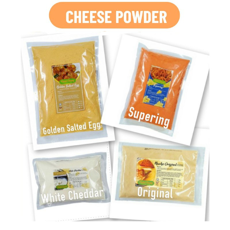 Cheese Powder Halal Cheesy Original Salted Egg White Cheddar