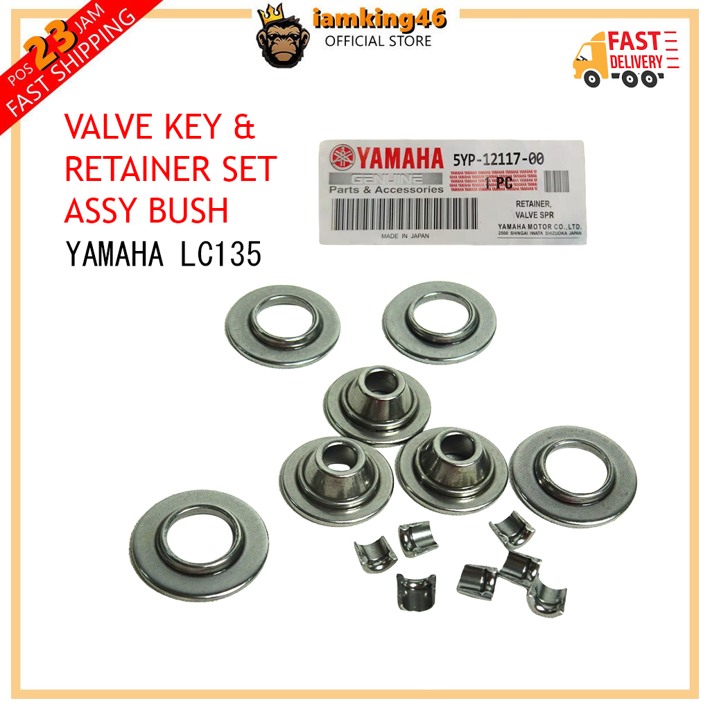 YAMAHA LC135 VALVE KEY & RETAINER SET ASSY BUSH WASHER LC135 LC 135