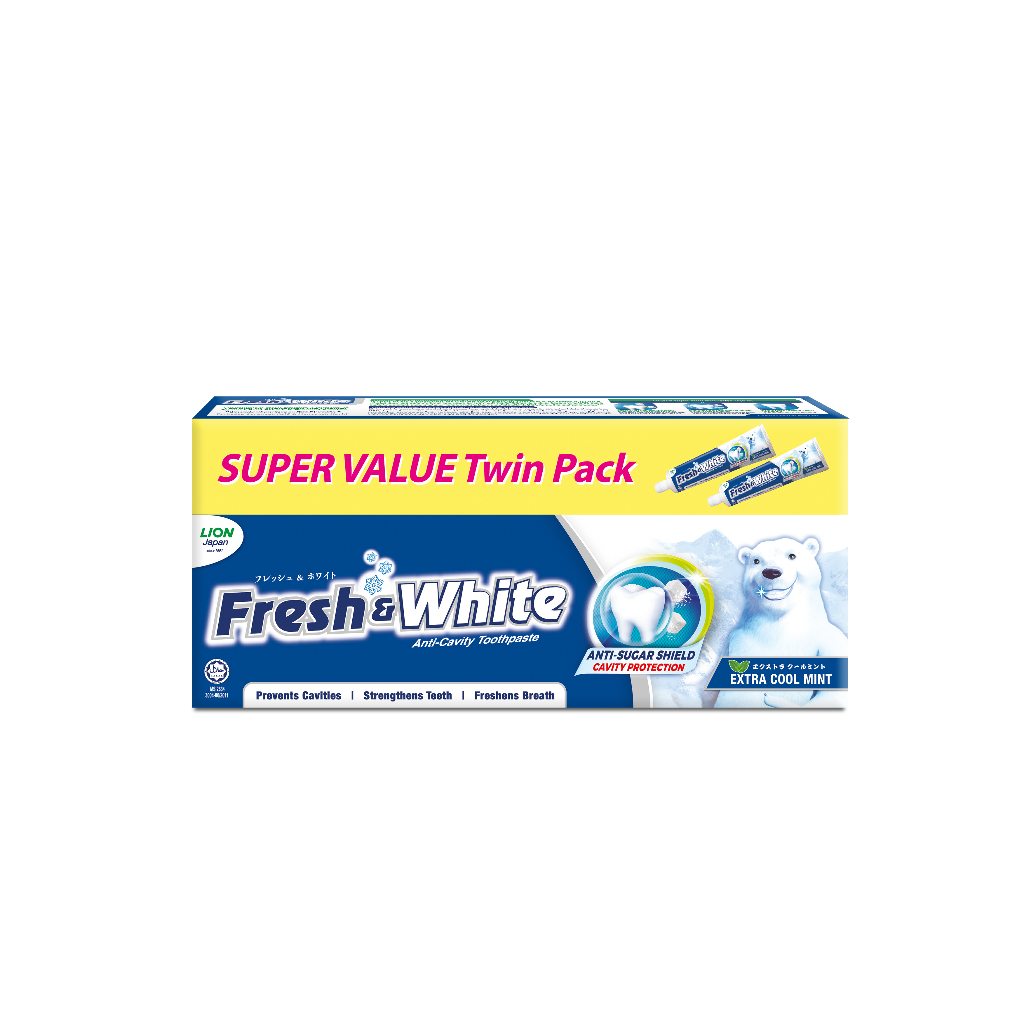 Lion fresh and clearance white toothpaste