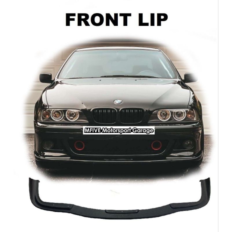 Bmw E39 Front Bumper Lips Msport / M5 With Paint (Black) Shopee Malaysia