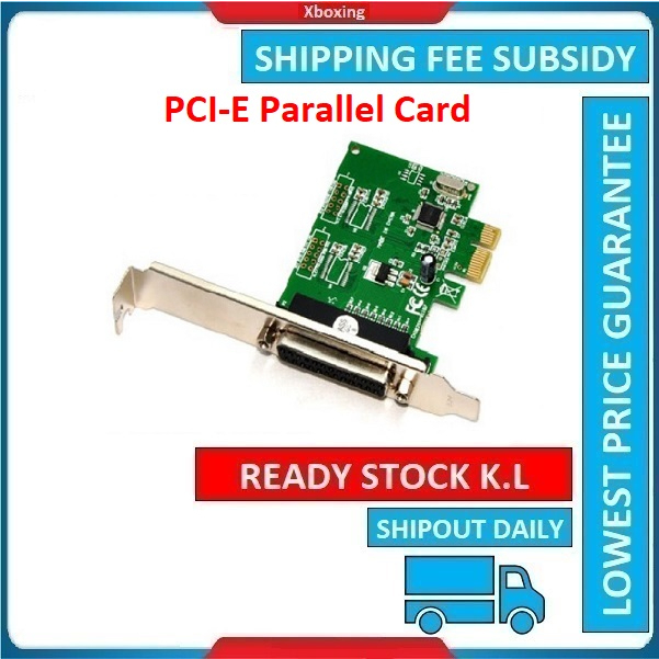 PCIE Express LPT 1Port 25pin IEEE1284 Parallel Printer I/O Controller ...