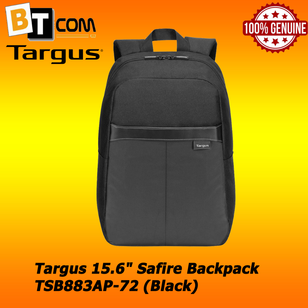 Targus 15.6" Safire Backpack TSB883AP72 (Black) Shopee Malaysia