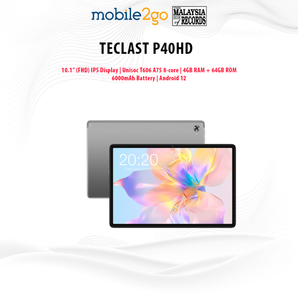 Tablette Teclast P40hd 2023 (unisoc T606 8-core /16 Go (8 Go + 8