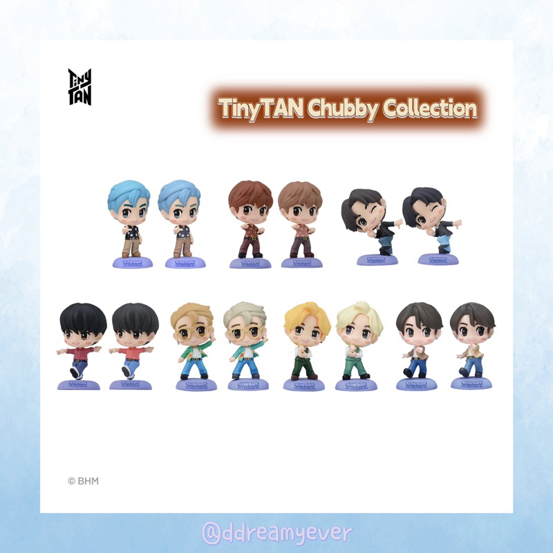 💜ReadyStock现货] BTS TinyTAN Dynamite Chubby Collection Keychain