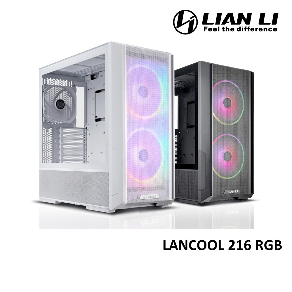  Lian Li Lancool 216 RGB White Steel/Tempered Glass ATX