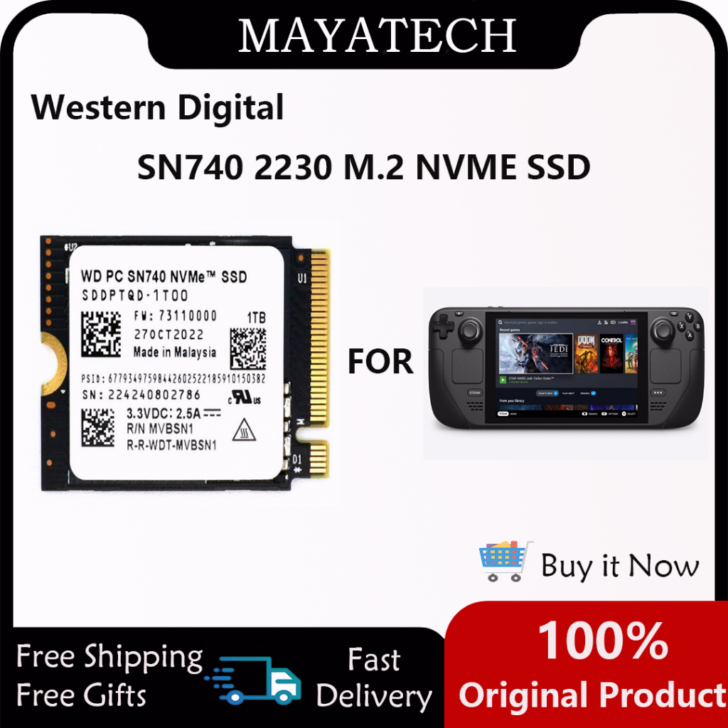 ready Stock)Western Digital WDKST SN740 2230 SSD Solid State Drive