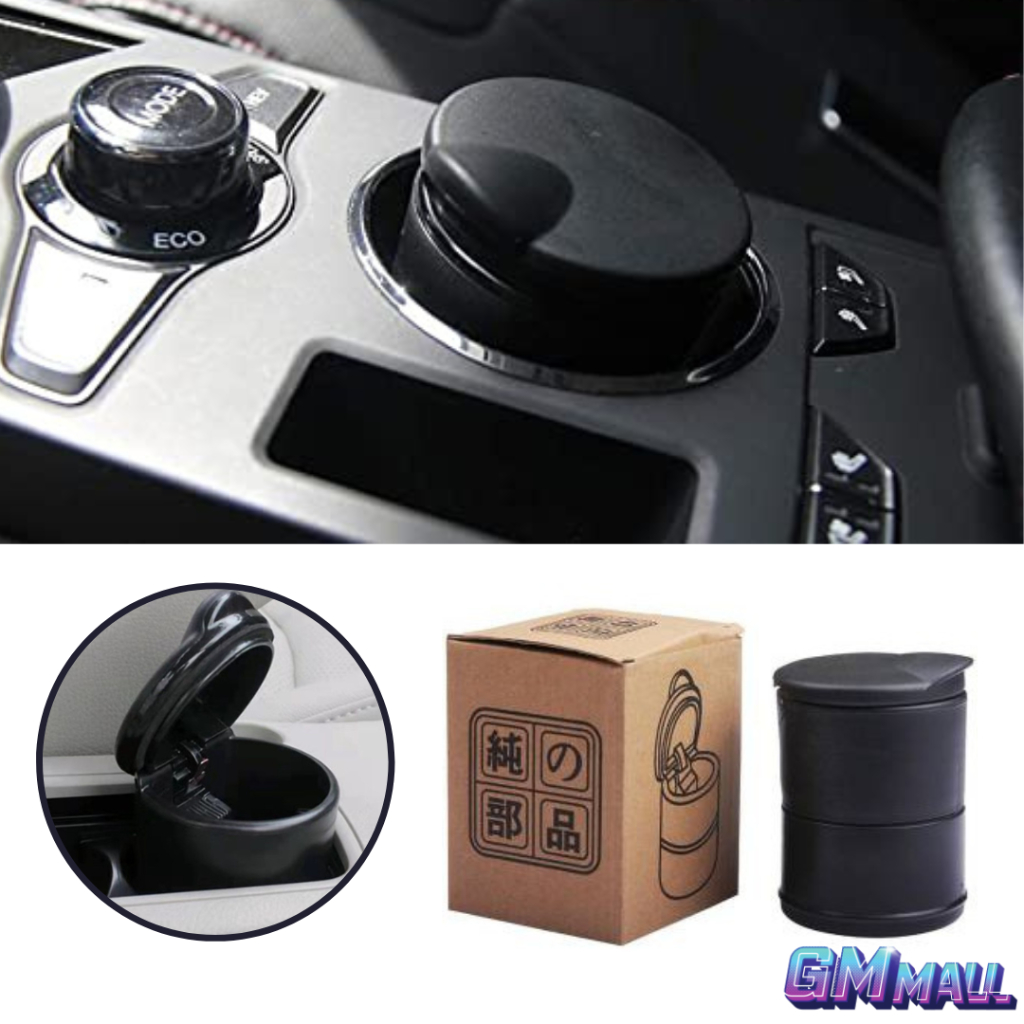 CAR CIGARETTE ASHTRAY Car Dustbin Rubbish Trash Bin Ceiling Coins ...