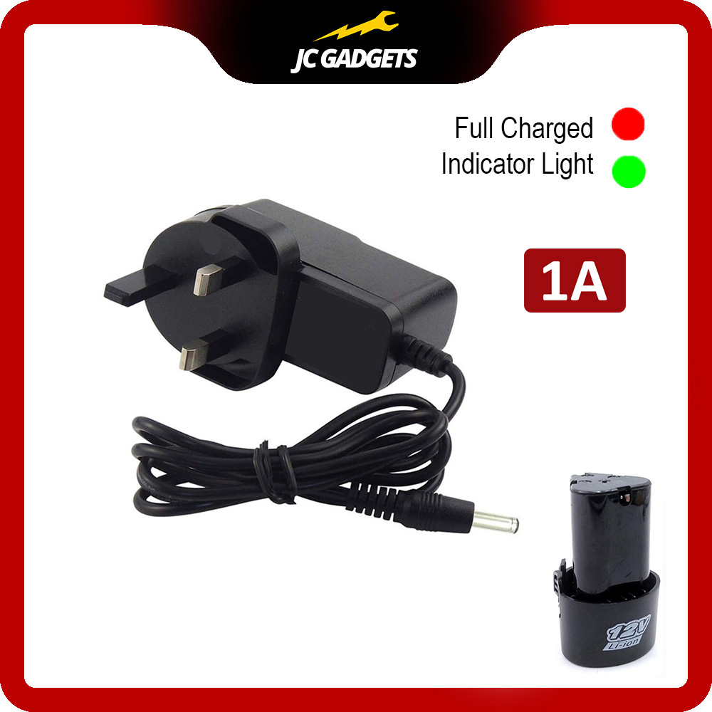 Liion drill 3S DC 12.6V 1A Lipo lithium ion battery Power Adapter