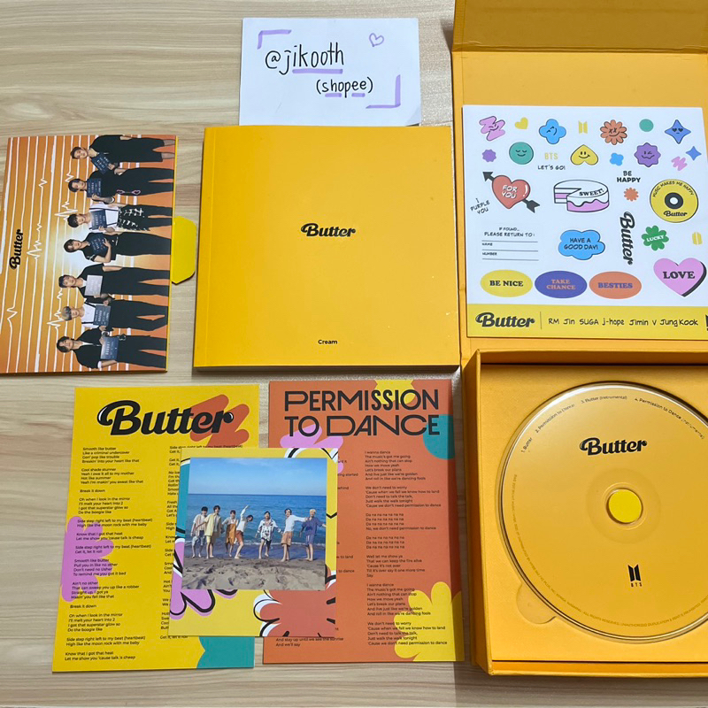 [CLEARANCE] BTS BUTTER ALBUM CREAM VERSION Shopee Malaysia