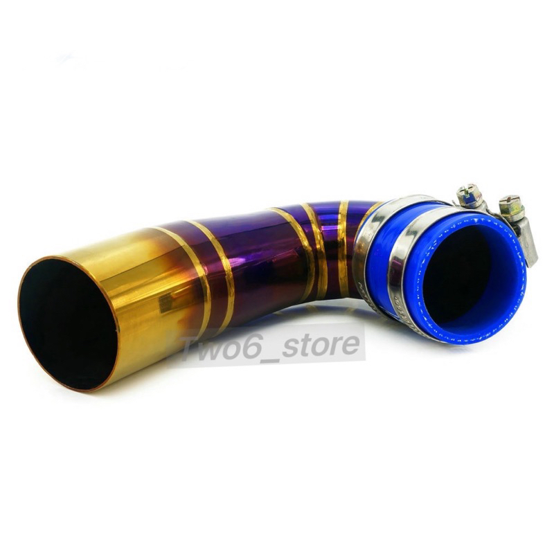 Titanium HONDA Wave125 Motorcycle Intake Tube Stainless Steel Bluing
