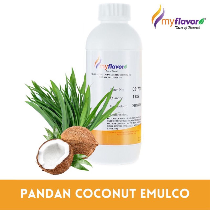 (1KG) PANDAN COCONUT EMULCO FOOD FLAVOUR Shopee Malaysia