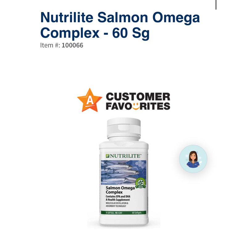 Amway Nutrilite Salmon Omega Complex - 60sg | Shopee Malaysia