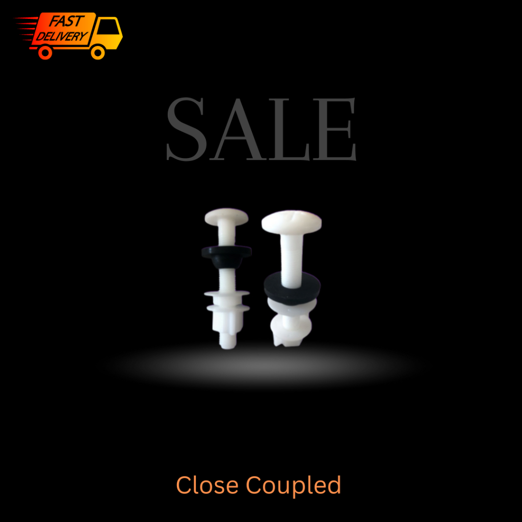 Toilet Cistern Screw Cistern Tank Close Coupled Screw & Nut PVC Bolts