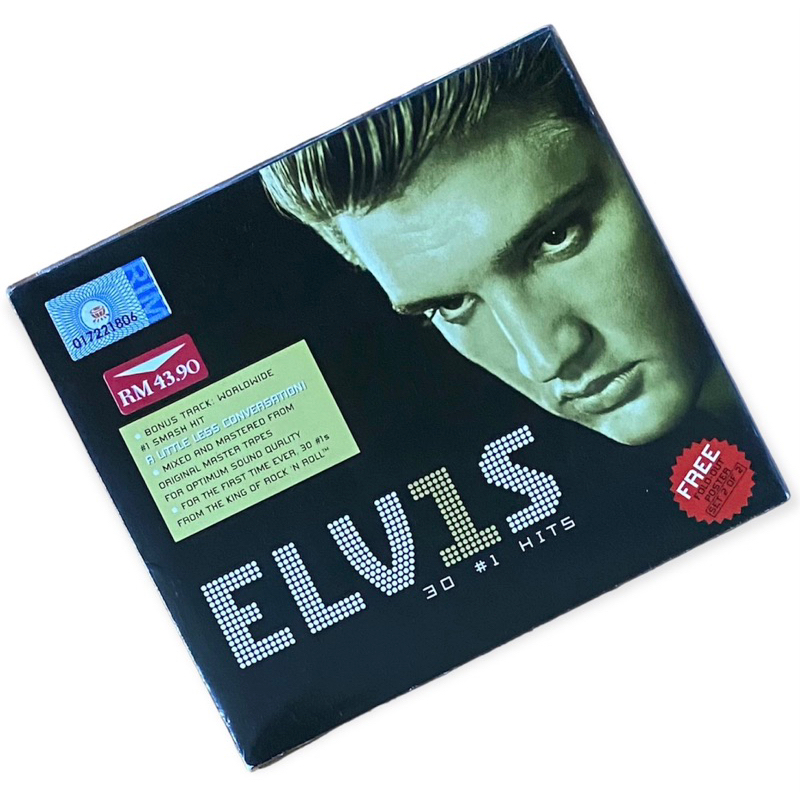 (Used Cd) ELVIS PRESLEY ELVIS 30 # 1 Hits Cd FREE POSTER | Shopee Malaysia