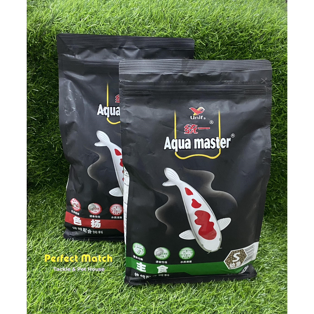 UNIF AQUA MASTER Fish Food 1kg (Color Enhancer/ Staple/ Cichlid Food ...