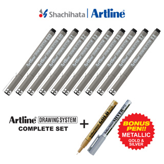 Artline Supreme Fine EPFS-210 Pen 0.6mm Nib Fineliner Color Pens