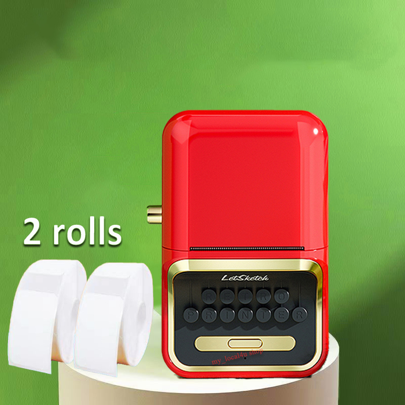 Thermal printer Label sticker machine Label machine 12-52mm Label ...