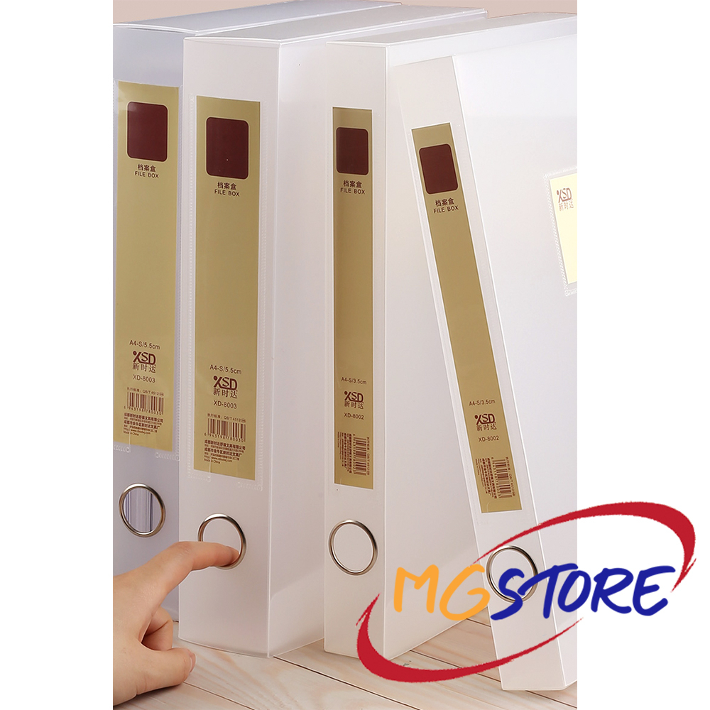 A4 PVC File Storage Box with Label | Shopee Malaysia