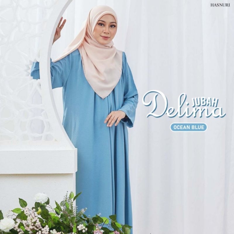 🇲🇾 Jubah Delima New Design Dress Baju Melayu Moden Kurung Raya Viral ...