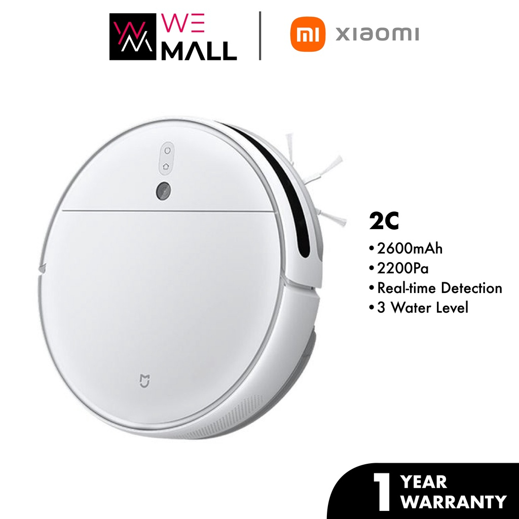 Xiaomi 2C Robot Vacuum-Mop 2C Vacuum & Mop In One Go With Smart Mapping ...