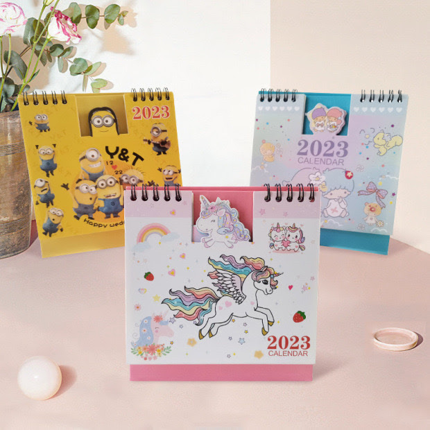 Table Calendar 2023 Cute Kalendar Shopee Malaysia