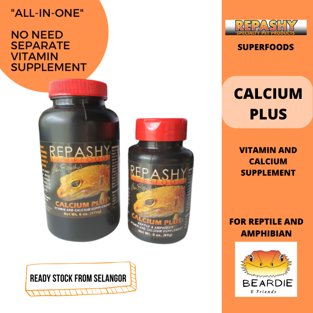 Curated visual reference: Picture Idea: Repashy Superfood Calcium Plus Vitamin Supplement 85G 170G Reptile