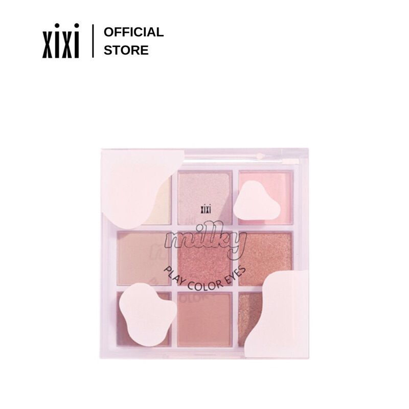 XIXI Milk 9 Color Eyeshadow Palette Smooth Pigmented Matte Glitter ...