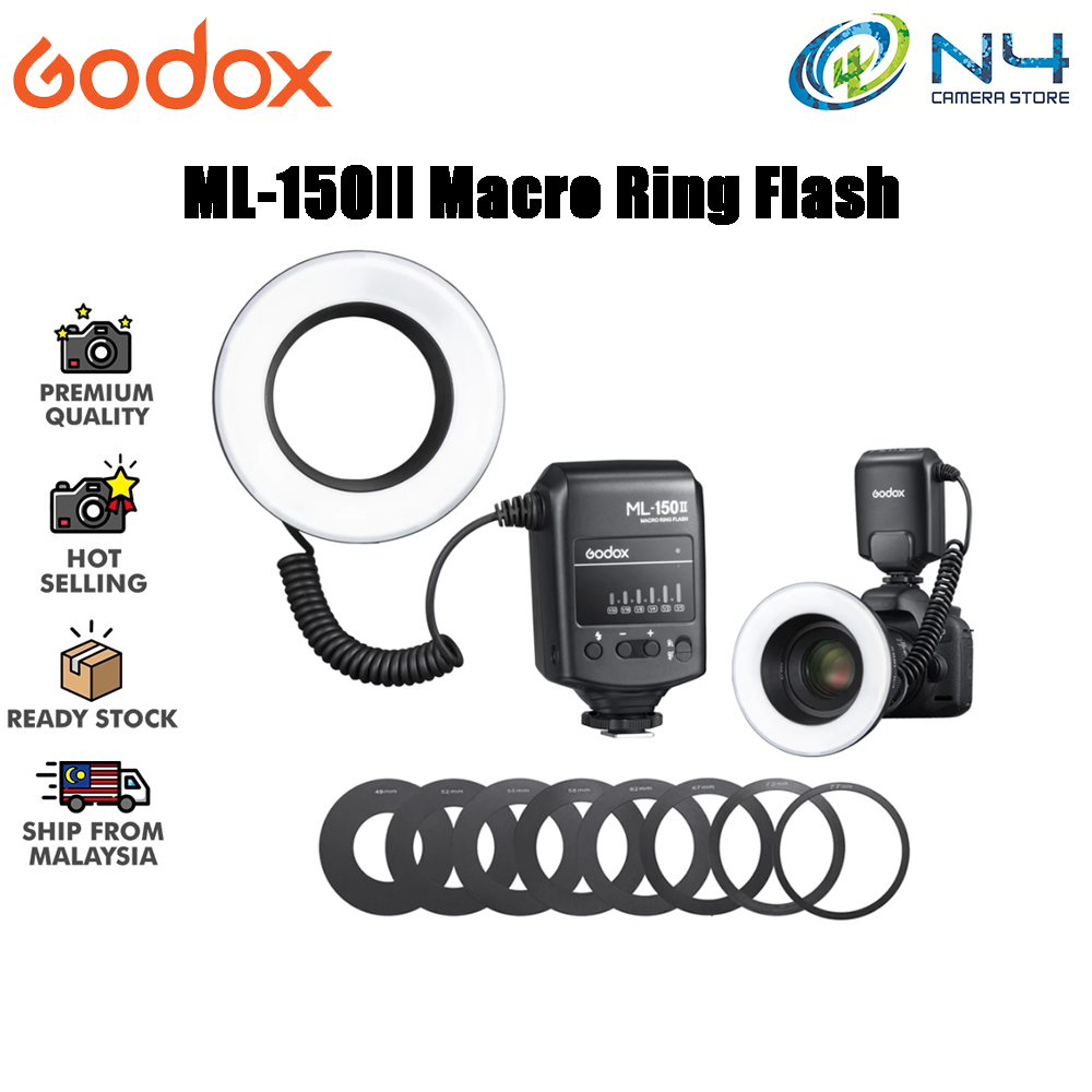 Godox ML150II ML150II , ML150 Macro Ring Speedlite Flash Light For