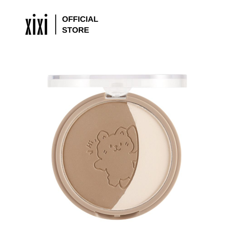 XIXI 2 Color Highlighter Shadow Powder Matte Shimmer Brightening ...