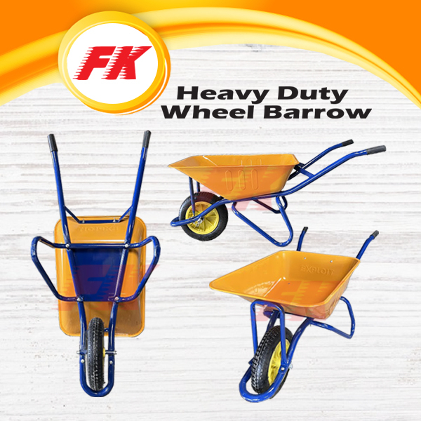 Heavy Duty Kereta Sorong Tolak~kereta Sorong Dalam Deep Type Wheelbarrow Cart Wheel Barrow 2731