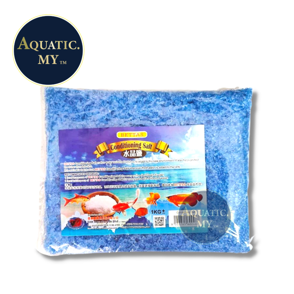 Bettas Conditioning Salt (1kg) For Aquarium/ Garam Biru/Blue Salt ...