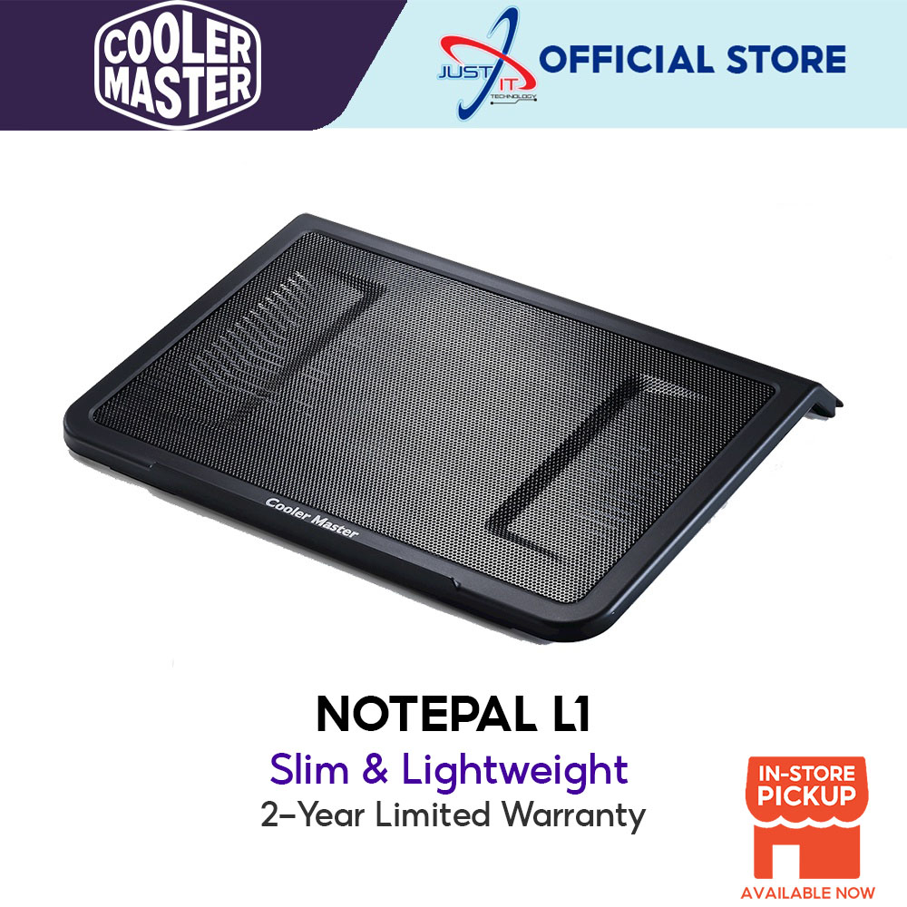 COOLER MASTER NOTEPAL L1 COOLING PAD (R9NBCNPL1GP) Shopee Malaysia