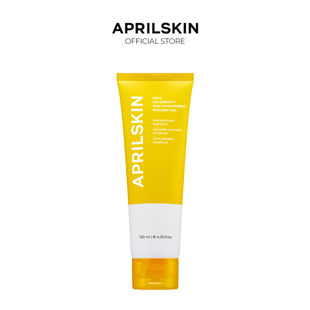 [APRILSKIN OFFICIAL] Real Calendula PHA Hyaluronic Peeling Gel Shopee