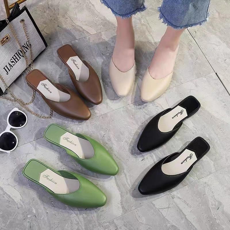 READY STOCK🎁 Women's Sandal Flat Heel Women Shoe Kasut Wanita