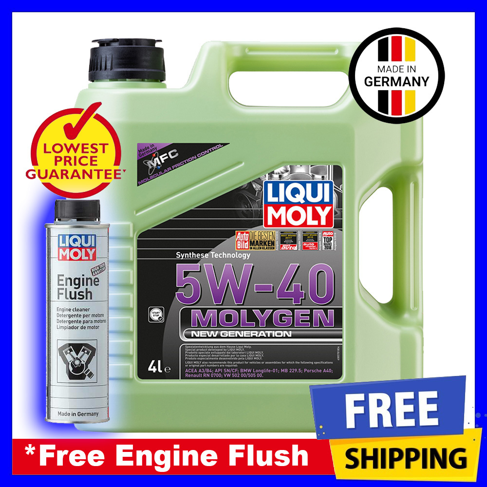 Liqui Moly Fully Synthetic Molygen New Generation 5W-40 Engine Oil ...