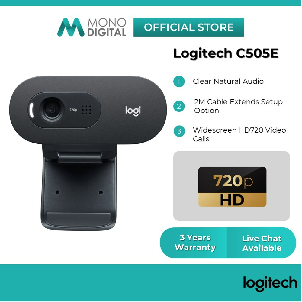 Logitech C505e - Caméra - 960-001372
