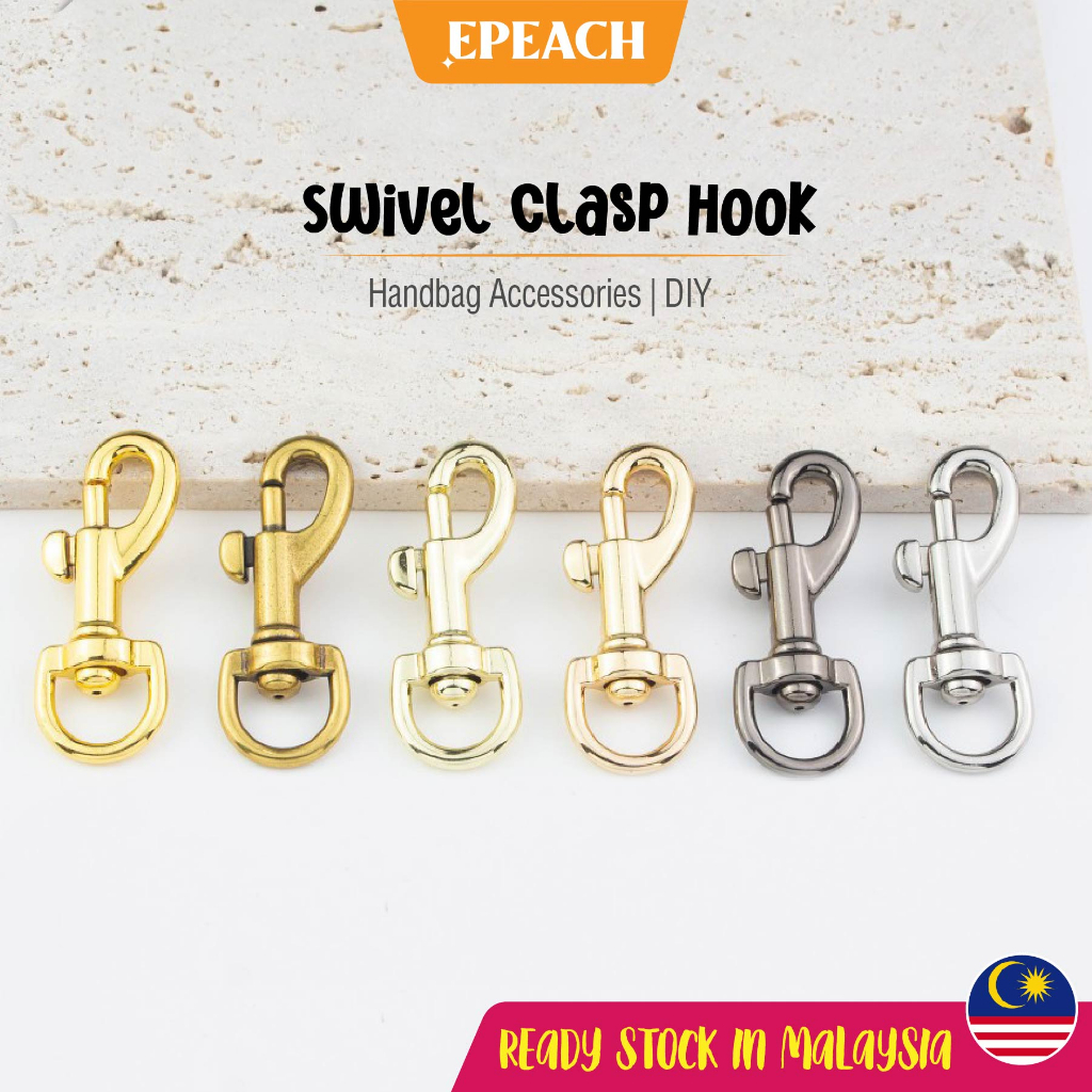 epeach 1Pc Swivel Clasp Snap Hook Bolt Alloy Snap Hooks Handbag