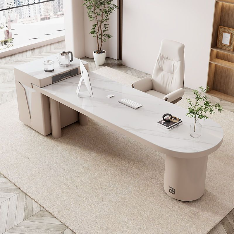 Office Desk Meja Pejabat Luxury High Quality IMPORTED ITALY MARBLE