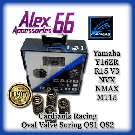 CARDINALS RACING OVAL VALVE SPRING OS1 OS2 ORIGINAL - YAMAHA Y16ZR R15 ...