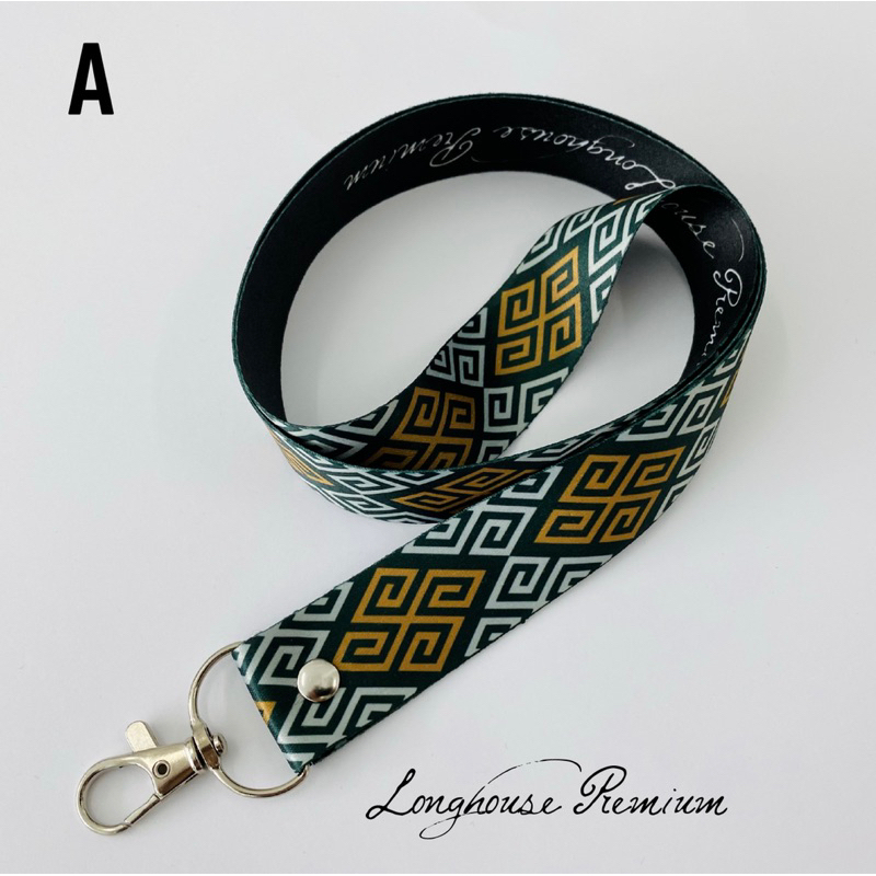 Premium 25mm Lanyard with Borneo Motif design (Set A) | Shopee Malaysia