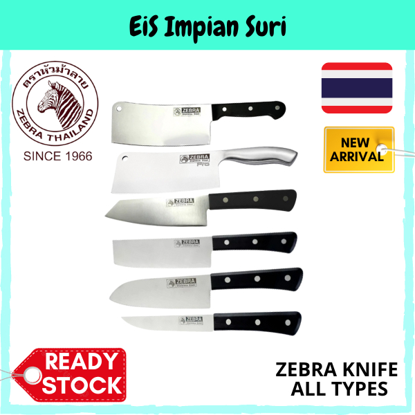 (Ready Stock!!) Zebra Knife Pisau Zebra Original Thailand Stainless