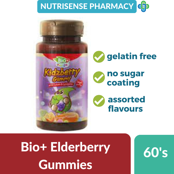 BIOPLUS (BIO+) JUNIOR KIDZBERRY GUMMY WITH LUTEIN & LYCOPENE 80'S ...
