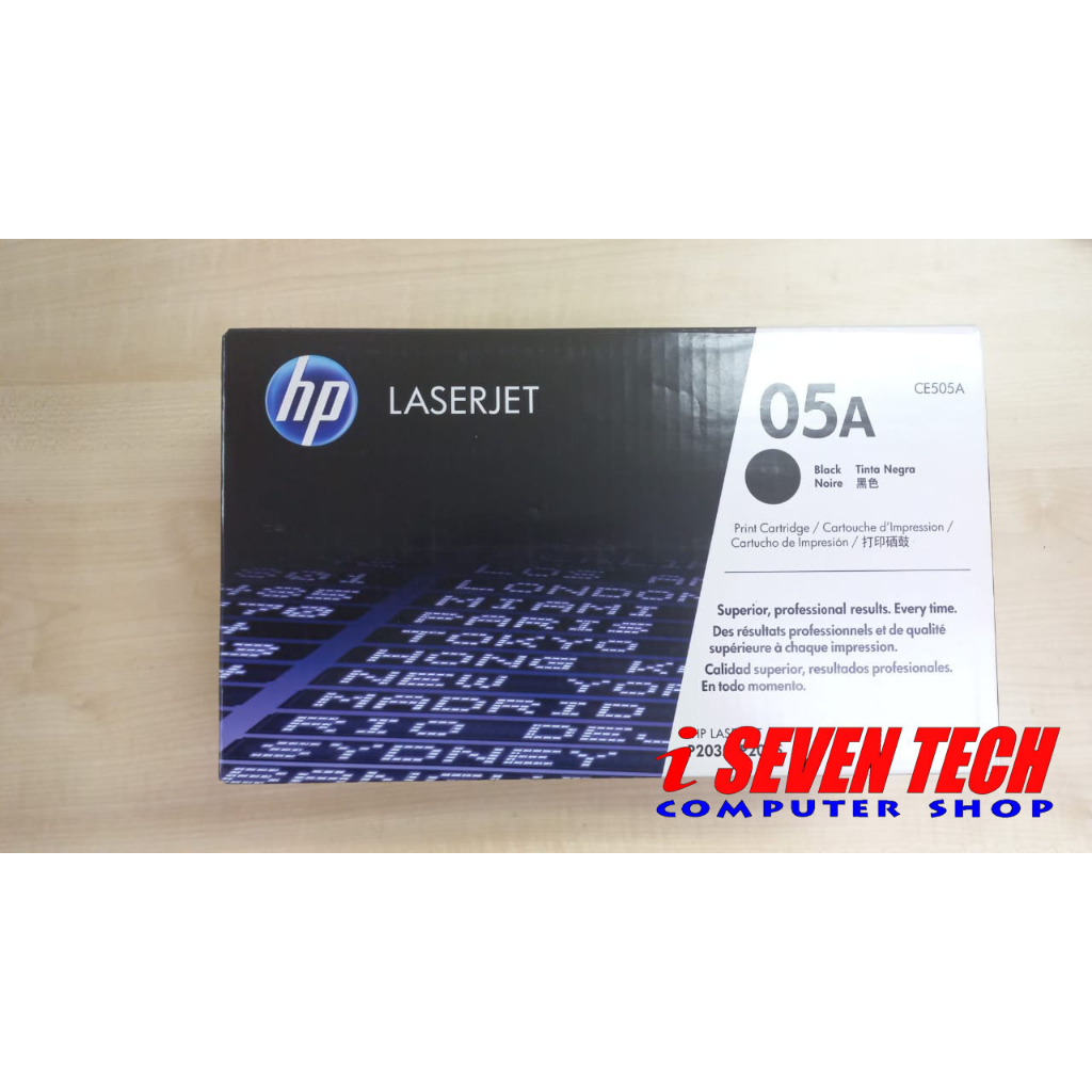 HP CE505A Black Toner Cartridge - Original | Shopee Malaysia