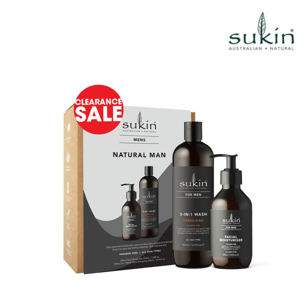 (CLEARANCE) Sukin Natural Men's Gift Set Expiry 2/2024 Shopee Malaysia