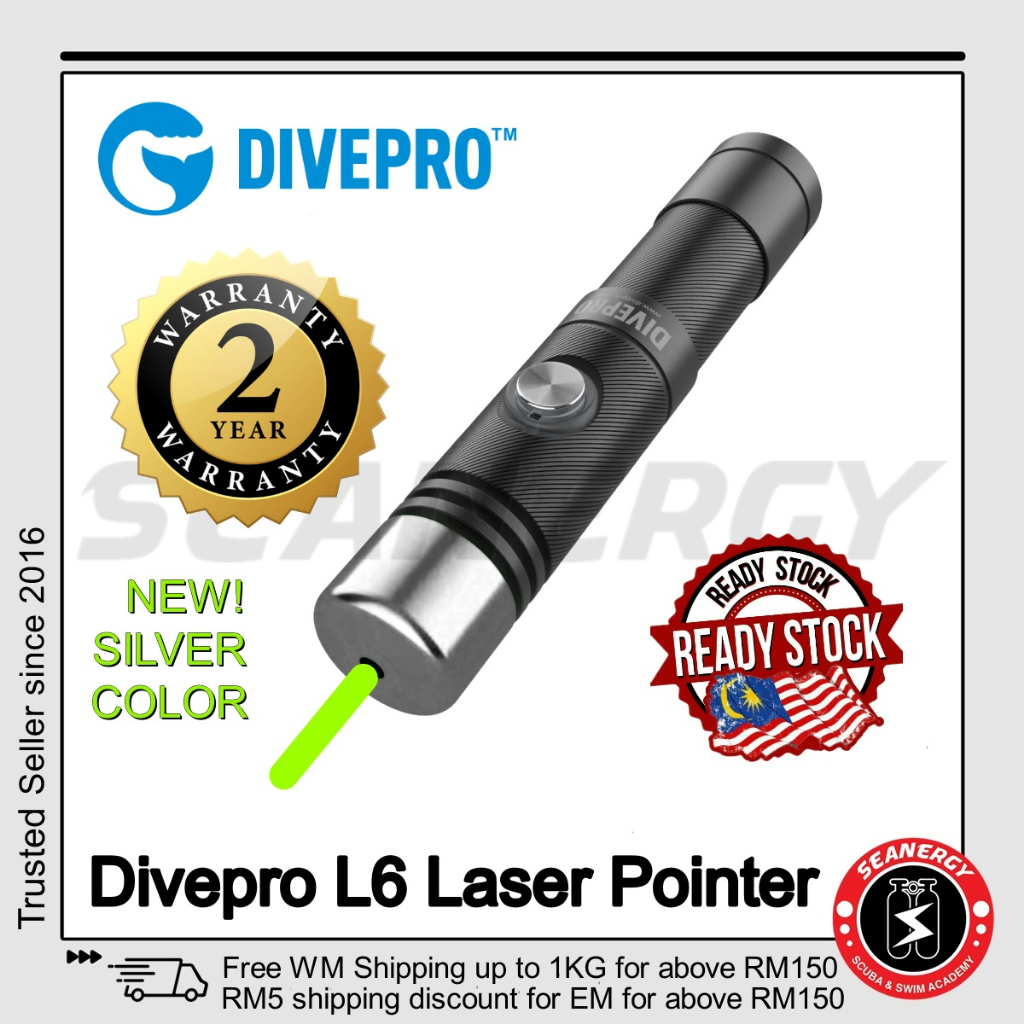 Divepro L6 Underwater Laser Pointer Diving Light Dive Light Dive Torch